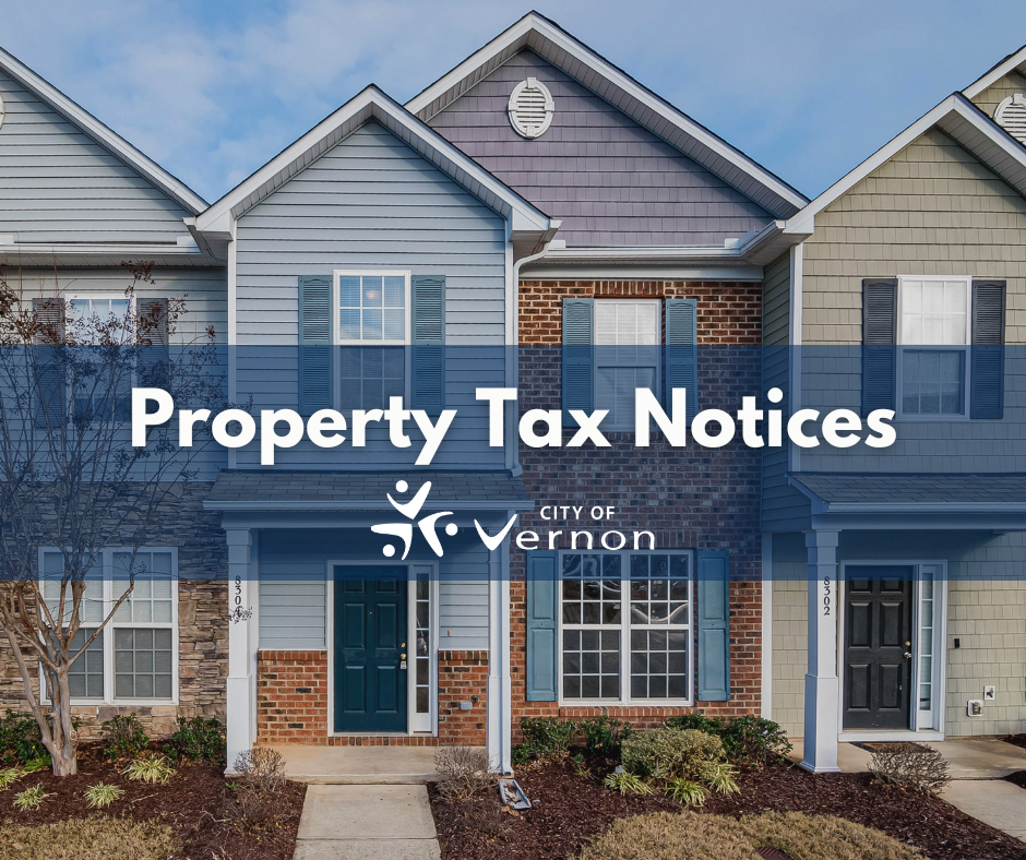 2023 City of Vernon Property Tax Notices City of Vernon